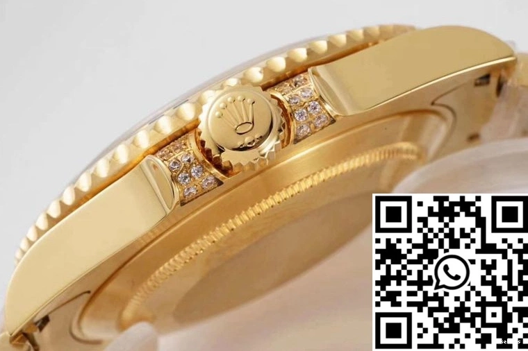 II Factory Diamond White SAru Rolex Master 116758 ROF GMT Blue 0412